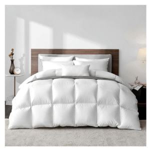 Hungarian White Goose Down Comforter 750 Super Fill Power Fluffy 500 Thread Count Duvet Insert